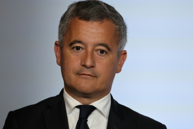 Le ministre de la Justice Gérald Darmanin le 27 mai 2026 à Paris ( AFP / Ludovic MARIN )