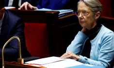 Photo d'archives de Elisabeth Borne à l'Assemblée nationale à Paris, en France