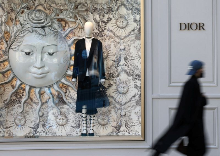 La maison de mode Dior à Paris