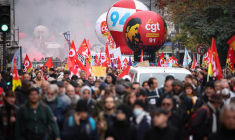 A Paris le 10 novembre. ( AFP / THOMAS SAMSON )