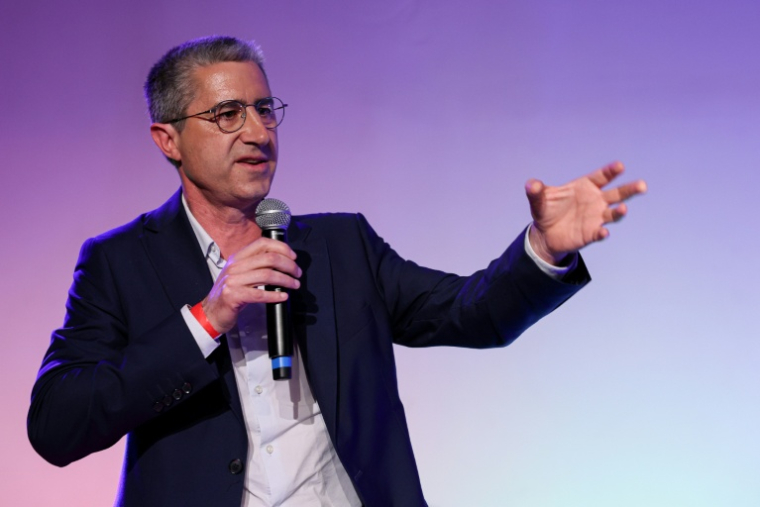 François Ruffin, lors d'un meeting du Front populaire 2027, Paris, le 5 mai 2026 ( AFP / Xavier GALIANA )