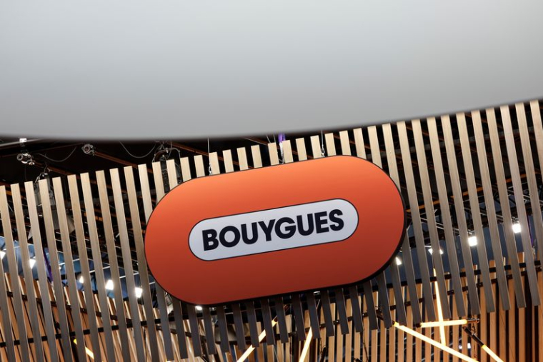 Le logo de Bouygues au salon VivaTech
