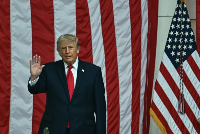 Le président américain Donald Trump à Arlington en Virginie le 25 mai 2026 ( AFP / Kent NISHIMURA )