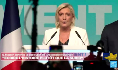 Dissolution de l'Assemblée nationale : Marine Le Pen réagit après le discours de Macron