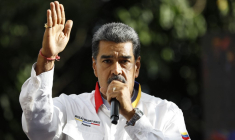 Nicolas Maduro, à Caracas, le 3 août 2024 ( AFP / PEDRO RANCES MATTEY )