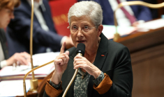 Geneviève Darrieussecq à Paris, le 19 novembre 2024. ( AFP / ALAIN JOCARD )