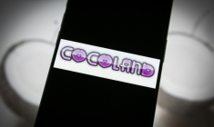 Le logo de la plateforme Cocoland sur l'écran d'un smartphone à Paris, le 28 avril 2026 ( AFP / Simon WOHLFAHRT )