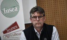 Hervé Lapie à Paris, le 1er février 2024. ( AFP / STEPHANE DE SAKUTIN )