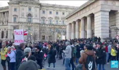 Manifestations contre les mesures anti-Covid à Bruxelles et aux Pays-Bas