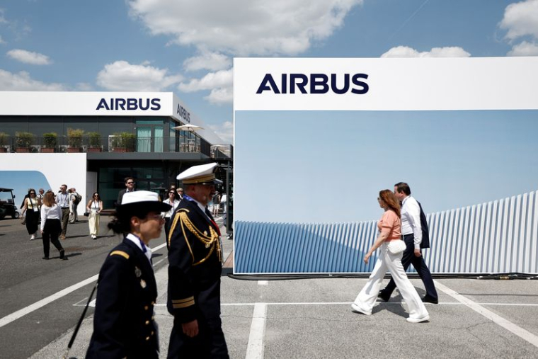 55ème Salon de l'Aéronautique et de l'Espace à l'aéroport du Bourget près de Paris