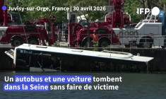 Un bus tombe dans la Seine sans faire de victime, la conductrice en garde à vue