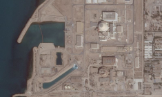 Une image satellite montre la centrale nucléaire de Bushehr, dans la province de Bushehr