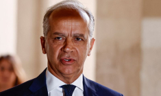 Le ministre italien de l'Intérieur, Matteo Piantedosi, lors de la cérémonie de prestation de serment du nouveau gouvernement italien