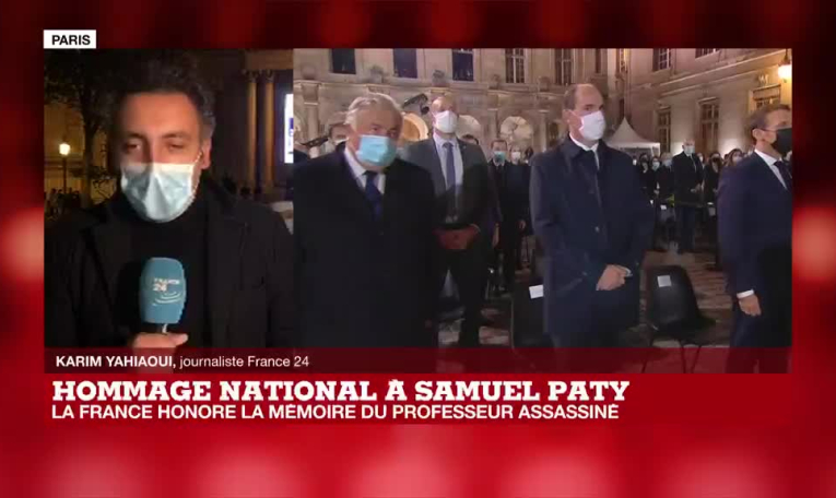 Hommage national à Samuel Paty : "Emmanuel Macron a rendu un hommage vibrant"