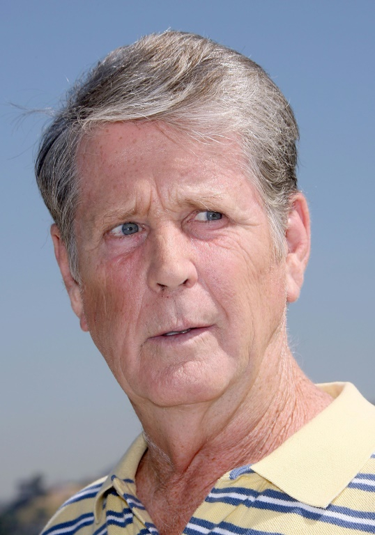 Brian Wilson, le cofondateur des Beach Boys, s'adresse aux médias lors d'une conférence de presse à Los Angeles, en Californie, le 19 mai 2008 ( GETTY IMAGES NORTH AMERICA / Valerie MACON )