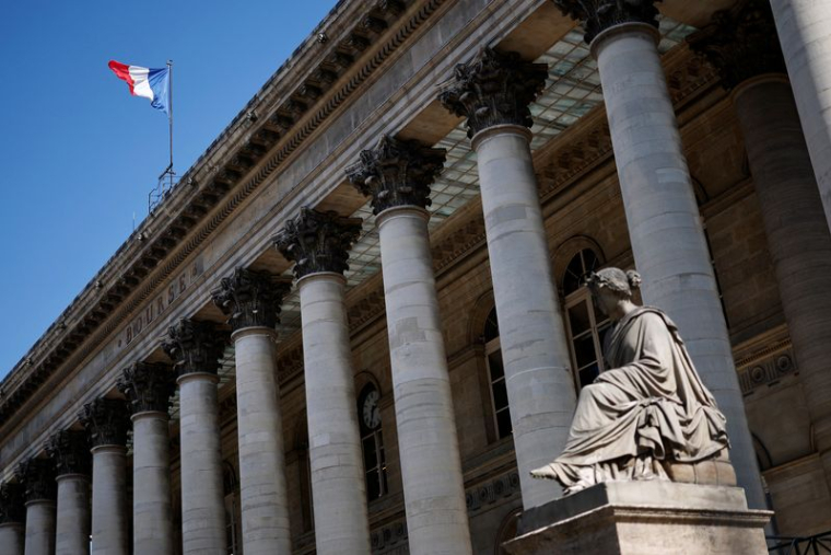 Le Palais Brongniart, ancienne Bourse de Paris