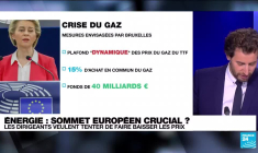 Énergie: Les dirigeants européens se réunissent pour tenter de faire baisser les prix
