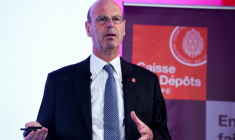 Le directeur général de la Caisse des Dépôts Éric Lombard, le 11 avril 2019. ( AFP / ERIC PIERMONT )