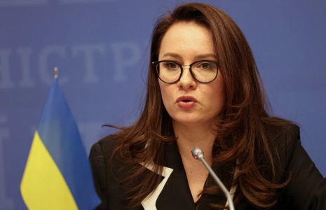La vice-Première ministre ukrainienne Ioulia Svyrydenko, à Kiev, le 12 décembre 2024 ( AFP / ANATOLII STEPANOV )