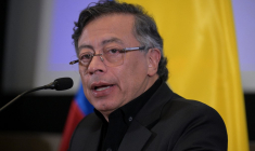 Le président colombien Gustavo Petro à Washingtonle 3 février 2026. ( AFP / OLIVER CONTRERAS )