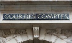 Façade de la Cour des comptes, rue Cambon à Paris ( AFP / THOMAS SAMSON )