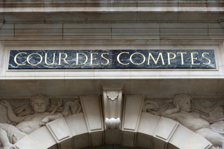 Façade de la Cour des comptes, rue Cambon à Paris ( AFP / THOMAS SAMSON )