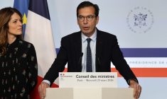 Jean-Pierre Farandou à Paris, le 26 mars 2026. ( AFP / LUDOVIC MARIN )