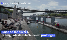 Baignade dans la Seine: la mairie de Paris prolonge l'ouverture en septembre
