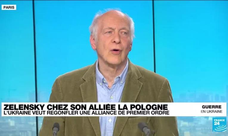 Guerre en Ukraine : V. Zelensky en visite en Pologne, "un pays charnière"
