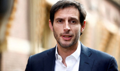 Photo d'archives de Wopke Hoekstra à La Haye, aux Pays-Bas