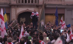 Elections en Géorgie: la police repousse avec du gaz lacrymogène des manifestants