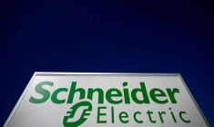 Le logo de Schneider Electric à Nantes