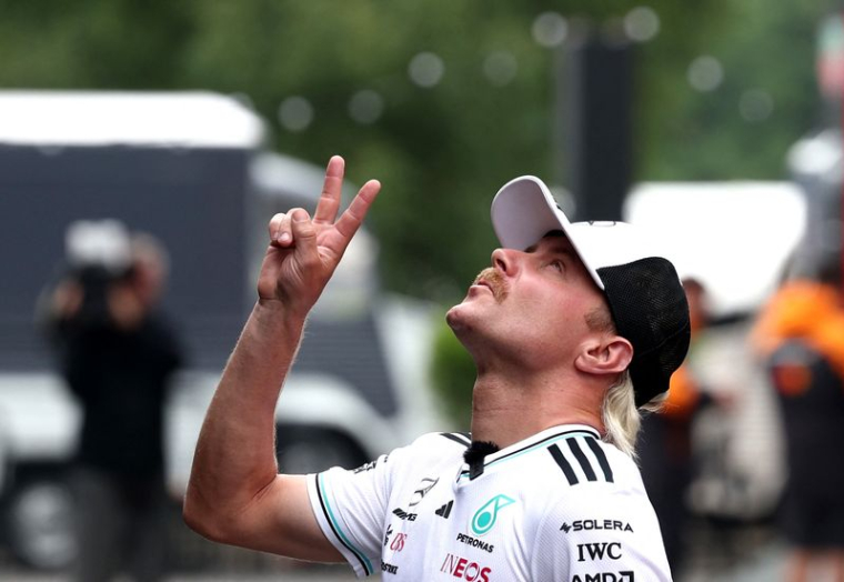Valtteri Bottas avant le Grand Prix de Belgique