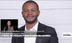 RD Congo : 6 mois de prison pour le journaliste Stanis Bujakera