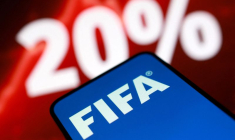 Une illustration du logo de la Fifa