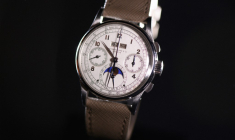 Une montre Patek Philippe 1518, exposée à Genève (illustration) ( PHILLIPS / HAROLD CUNNINGHAM )