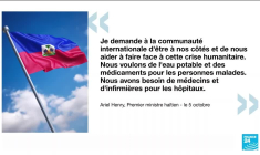 Haïti : la situation humanitaire se dégrade
