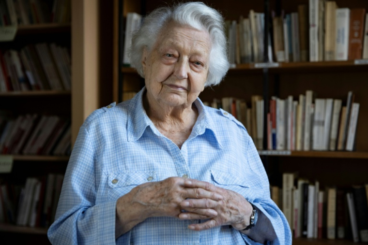 Odile de Vasselot de Regne le 3 mars 2021 à Paris ( AFP / Thomas SAMSON )