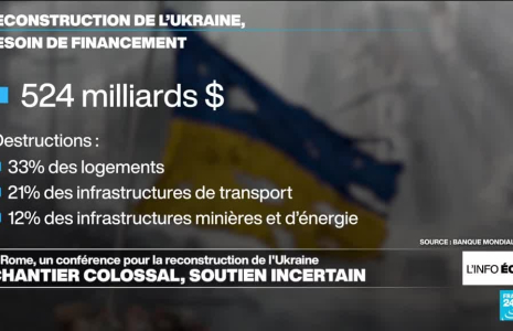 À Rome, une conférence pour la reconstruction de l'Ukraine