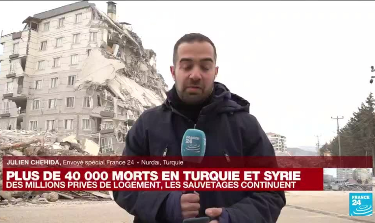 SÃ©isme en Turquie : dans la ville de NurdaÄÄ±, des quartiers transformÃ©s en champs de ruines