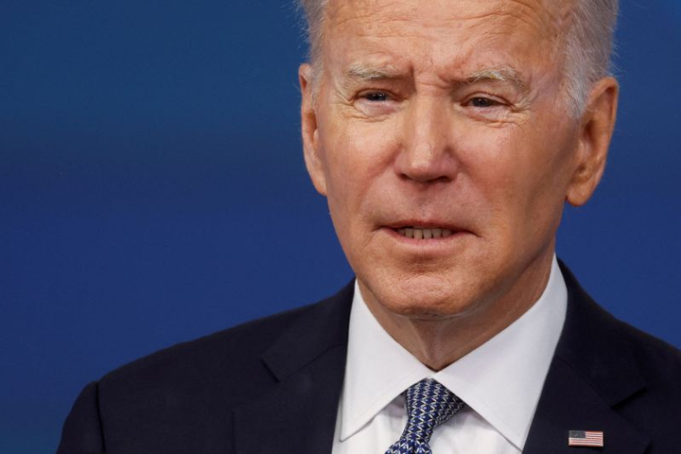 Le président américain Joe Biden prononce un discours, à Washington