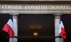 Vue du bâtiment du Conseil Constitutionnel à Paris