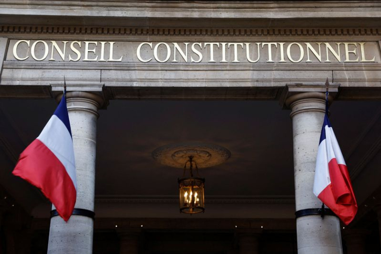 Vue du bâtiment du Conseil Constitutionnel à Paris