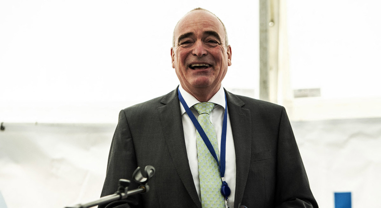 Thomas Lingelbach, président du directoire et cofondateur de Valneva. (© AFP)
