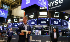 Des opérateurs à la Bourse de New York, le 19 novembre 2025 ( AFP / CHARLY TRIBALLEAU )