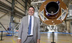 Martin Sion, à Kourou, en mars 2024 ( AFP / LUDOVIC MARIN )