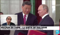 Emmanuel Macron en Chine : "nous sommes loin d'une volonté de la Chine à faire la paix"