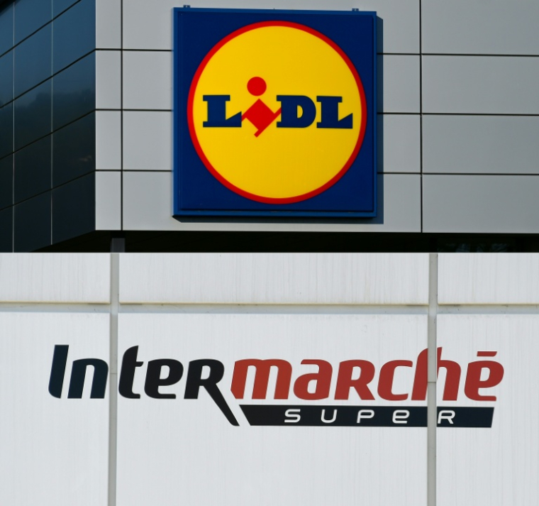 En juillet, Lidl a été condamnée par la cour d'appel de Paris à verser 43 millions d'euros de réparations à Intermarché pour des publicités illicites sur le petit écran ( AFP / GABRIEL BOUYS )
