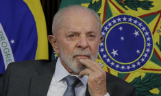 Le président brésilien Luiz Inácio Lula da Silva à Brasília, le 31 octobre 2024. ( AFP / SERGIO LIMA )