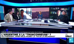 L'Argentine à la tronçonneuse ? Elu président, Javier Milei promet la "fin de la décadence"